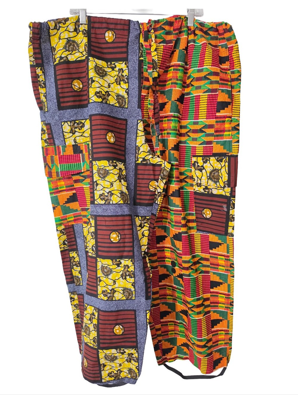 Kutula By Africana Ankara African Wax Print Wide-Leg Pants XL